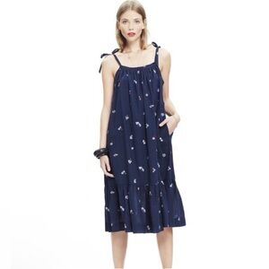 Hatch Zoe Tie Strap Midi Dress